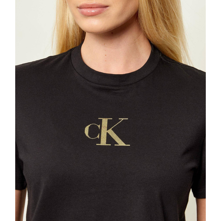 CAMISETA MUJER  CALVIN KLEIN W SS CLASSIC FOIL CK TEE