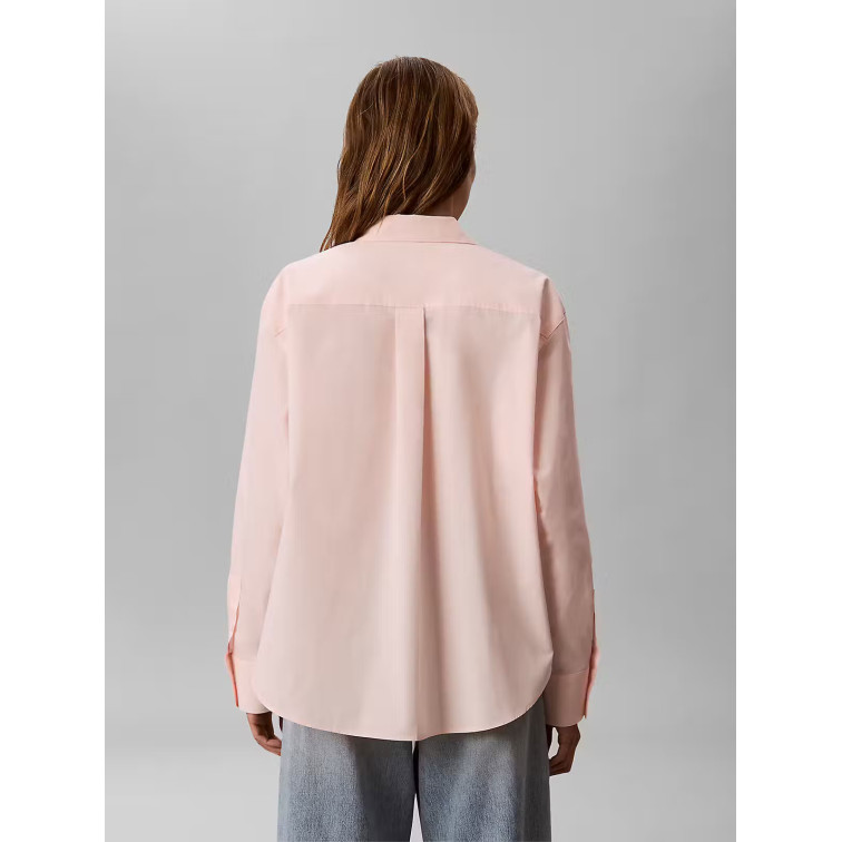 CAMISA MUJER  CALVIN KLEIN W COTTON POPLIN RELAXED SHIRT