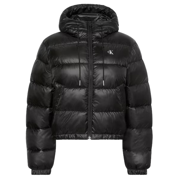 ABRIGO MUJER  CALVIN KLEIN W LW SHORT LOGO PUFFER JACKET