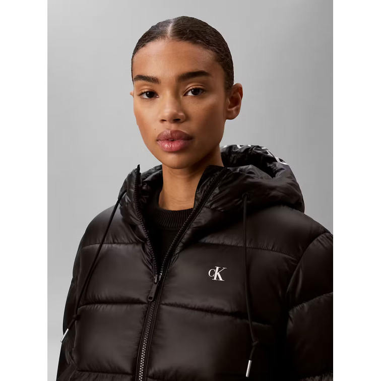 ABRIGO MUJER  CALVIN KLEIN W LW SHORT LOGO PUFFER JACKET