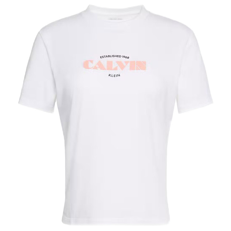 CAMISETA MUJER  CALVIN KLEIN W SS CLASSIC RESORT CALVIN LOG
