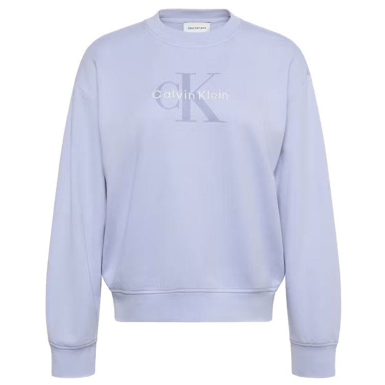 MUJER W LS FRENCH TERRY MONOLOGO CRE VBK