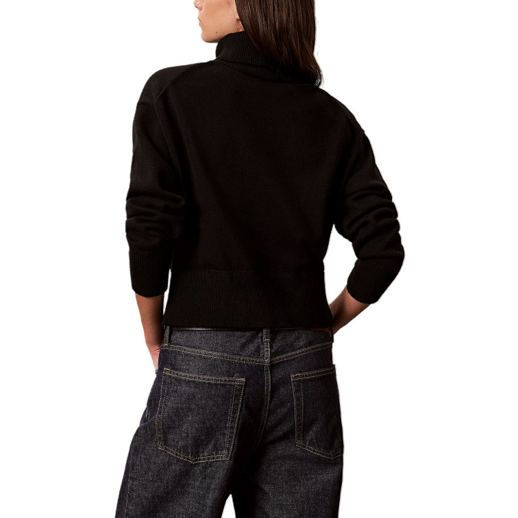 MUJER W LS LOGO TNECK PULLOVER UB1