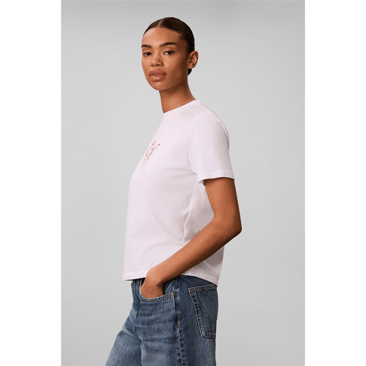 CAMISETA MUJER  CALVIN KLEIN W SS CLASSIC SCRIPT INITIAL TE