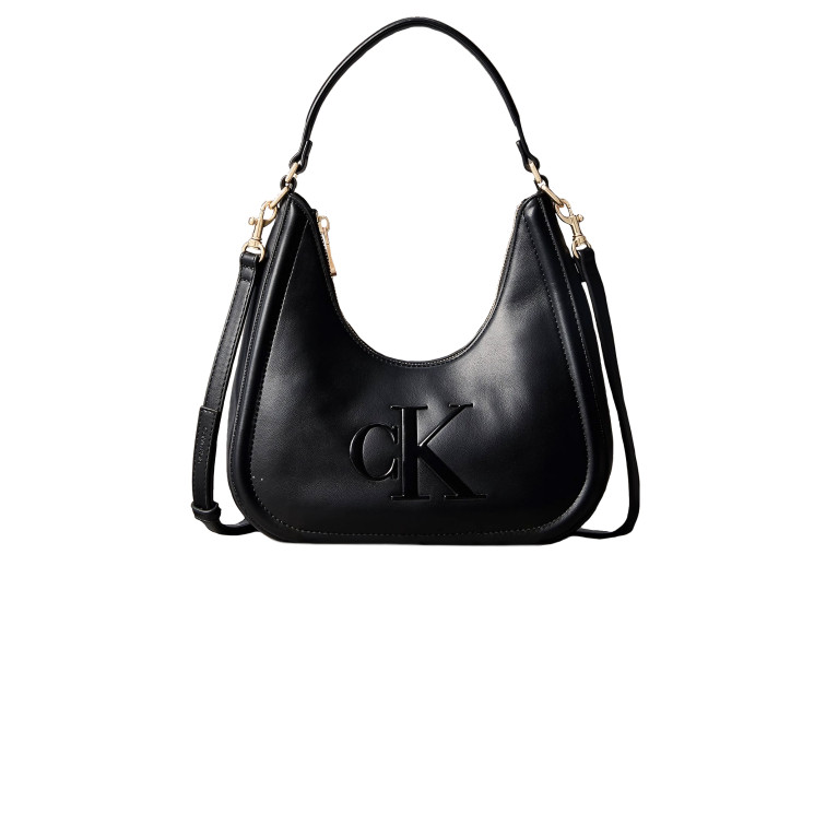 BOLSO MUJER  CALVIN KLEIN W BOLD CK SMALL CRESCENT BAG