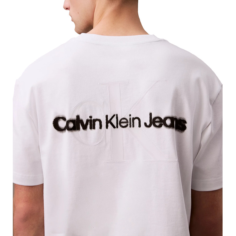 HOMBRE SS REL LIQUID CK MONOLOGO TEE YAA