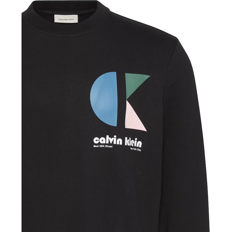 SUDADERA HOMBRE  CALVIN KLEIN M LS EU 350TERRY CK BAUHAUS LO