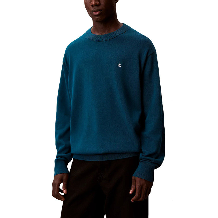 JERSEY HOMBRE CALVIN KLEIN HOLGADO CON MONOGRAMA