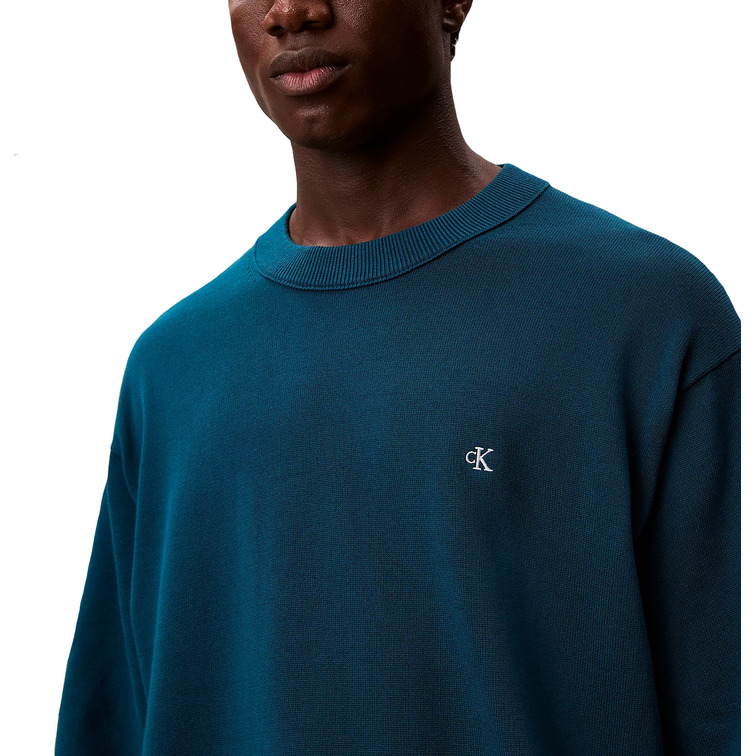 JERSEY HOMBRE CALVIN KLEIN HOLGADO CON MONOGRAMA