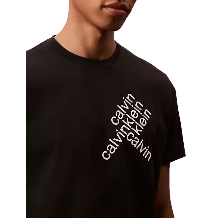 CAMISETA HOMBRE  CALVIN KLEIN M SS 30S EU CK BH WORD STACK G
