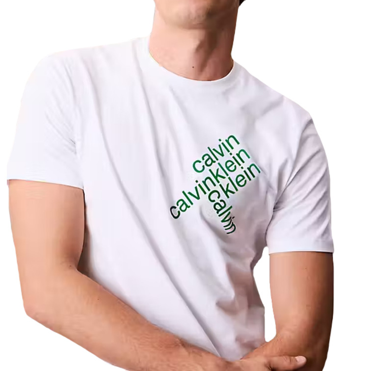 CAMISETA HOMBRE  CALVIN KLEIN M SS 30S EU CK BH WORD STACK G