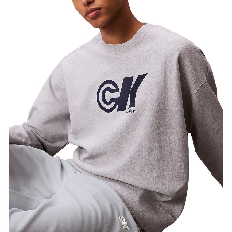 SUDADERA HOMBRE  CALVIN KLEIN M PREMIUM TERRY CK SPORT GRAPH