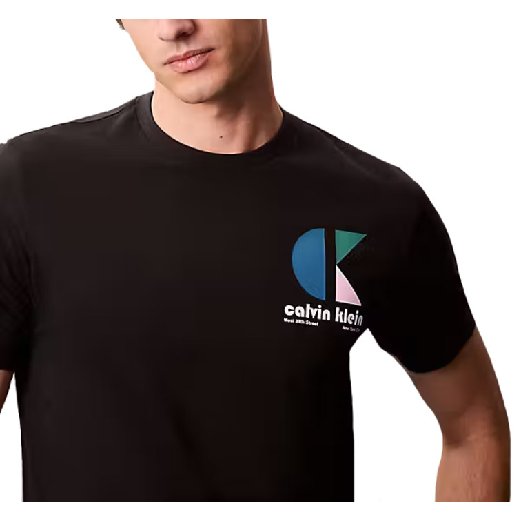CAMISETA HOMBRE  CALVIN KLEIN M SS 30S EU CK BH LOGO GRAPHIC