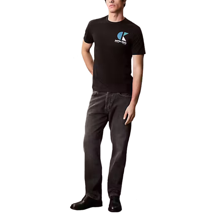 CAMISETA HOMBRE  CALVIN KLEIN M SS 30S EU CK BH LOGO GRAPHIC