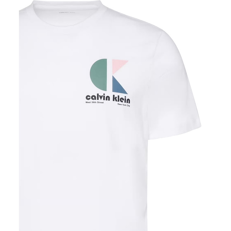 CAMISETA HOMBRE  CALVIN KLEIN M SS 30S EU CK BH LOGO GRAPHIC