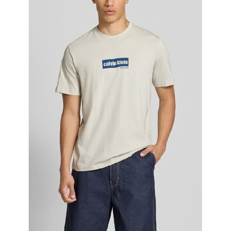 CAMISETA HOMBRE  CALVIN KLEIN M SS 30S EU CALVIN LINE BOGO G
