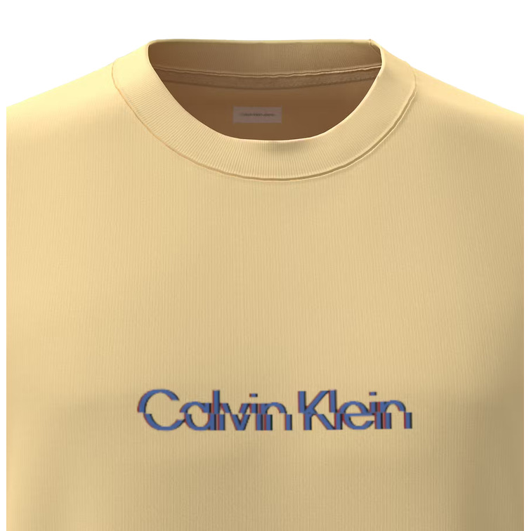 CAMISETA HOMBRE  CALVIN KLEIN M SS GLITCHED LOGO EU CLASSIC
