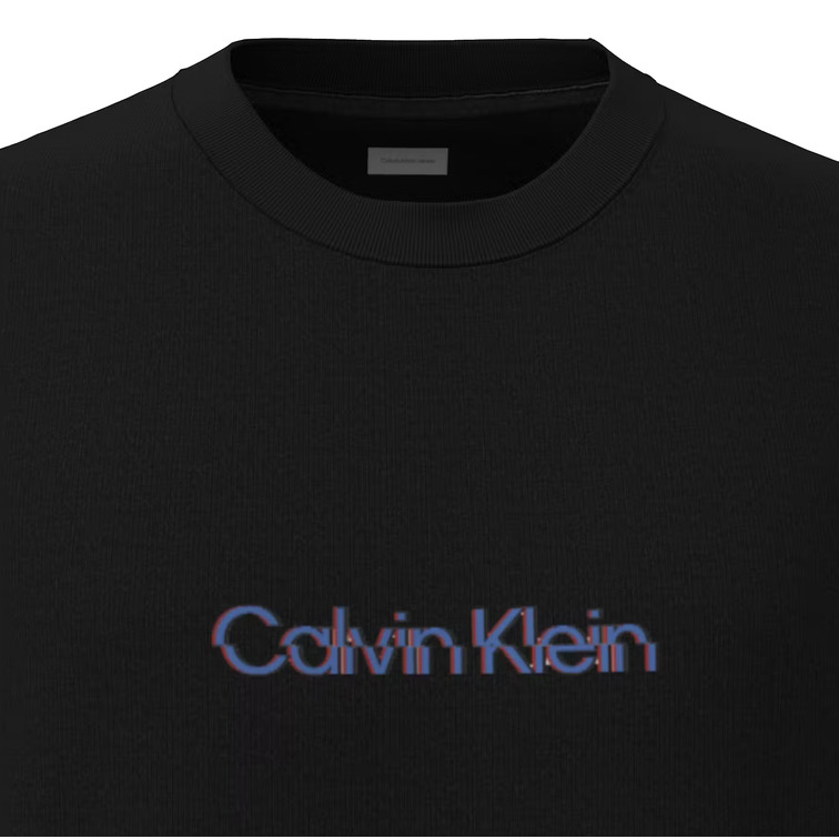 CAMISETA HOMBRE  CALVIN KLEIN M SS GLITCHED LOGO EU CLASSIC