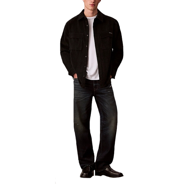 CAMISA HOMBRE  CALVIN KLEIN M LS CORDUROY POCKET RELAXED S