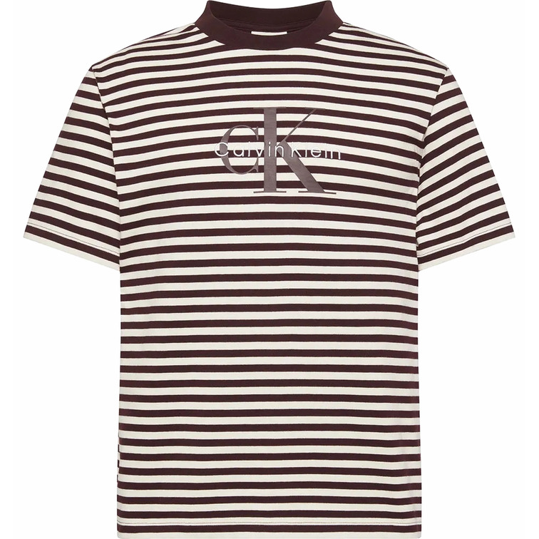 CAMISETA HOMBRE  CALVIN KLEIN M SS 20S STRIPE JERSEY MONOLOG
