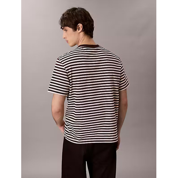 CAMISETA HOMBRE  CALVIN KLEIN M SS 20S STRIPE JERSEY MONOLOG