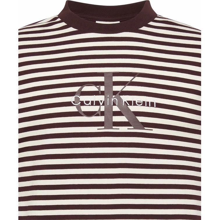 CAMISETA HOMBRE  CALVIN KLEIN M SS 20S STRIPE JERSEY MONOLOG