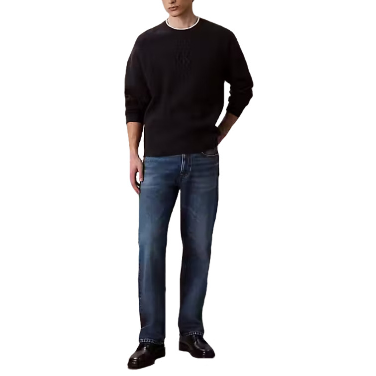 JERSEY HOMBRE CALVIN KLEIN HOLGADO CON LOGO GRABADO