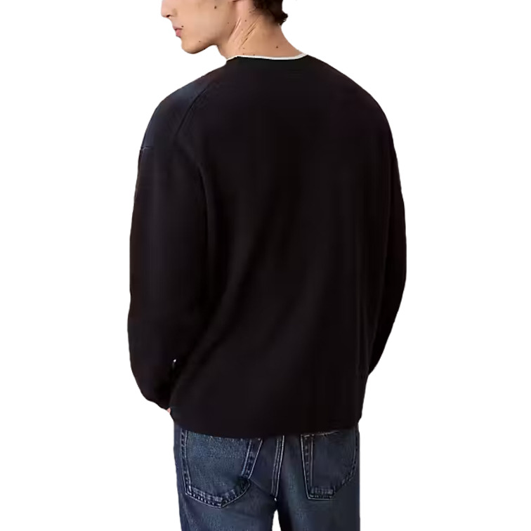 JERSEY HOMBRE CALVIN KLEIN HOLGADO CON LOGO GRABADO