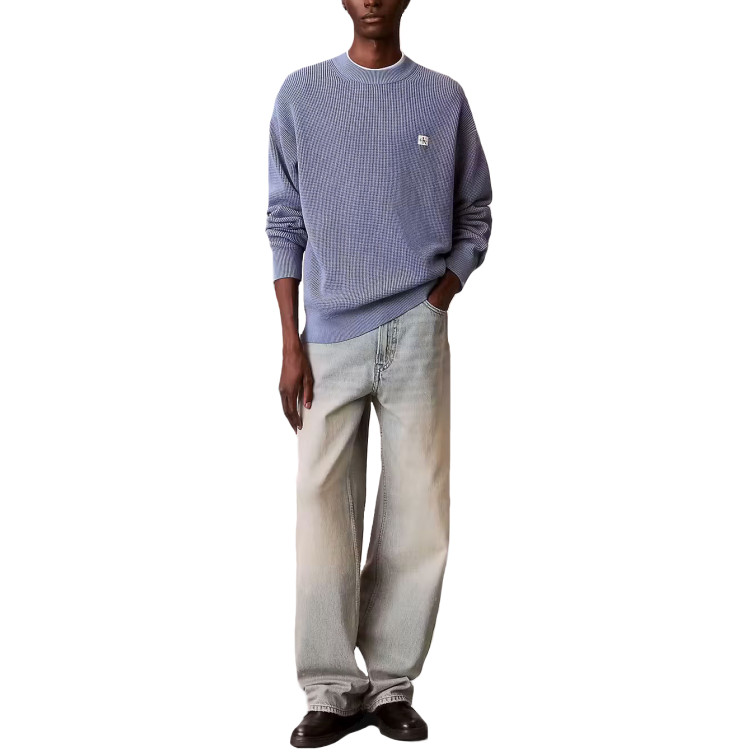 JERSEY HOMBRE  CALVIN KLEIN M LS EZ COTTON WAFFLE CRWNK SW