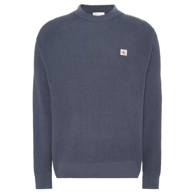 JERSEY HOMBRE  CALVIN KLEIN M LS EZ COTTON WAFFLE CRWNK SW