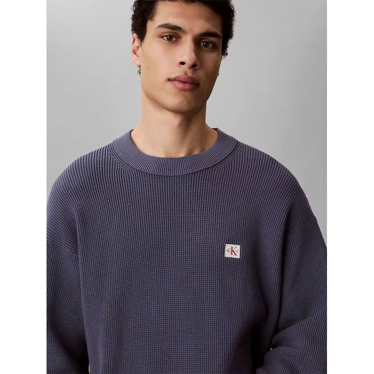 JERSEY HOMBRE  CALVIN KLEIN M LS EZ COTTON WAFFLE CRWNK SW