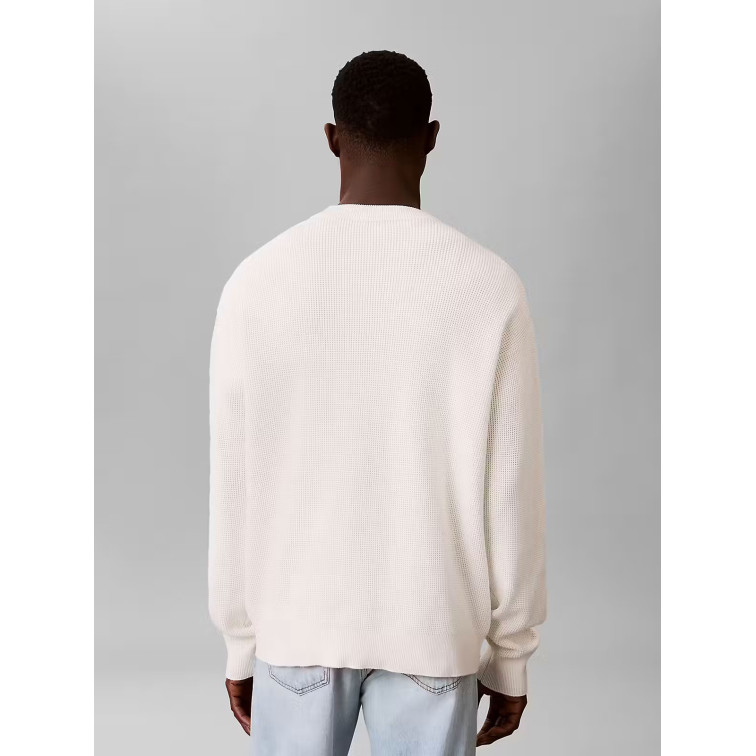 JERSEY HOMBRE  CALVIN KLEIN M LS EZ COTTON WAFFLE CRWNK SW