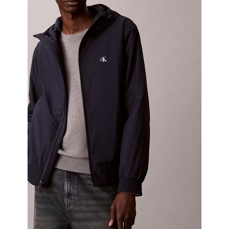 CAZADORA HOMBRE  CALVIN KLEIN M LS HOODED RIPSTOP HARRINGTON