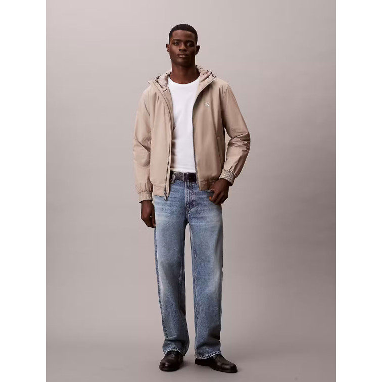 CAZADORA HOMBRE  CALVIN KLEIN M LS HOODED RIPSTOP HARRINGTON