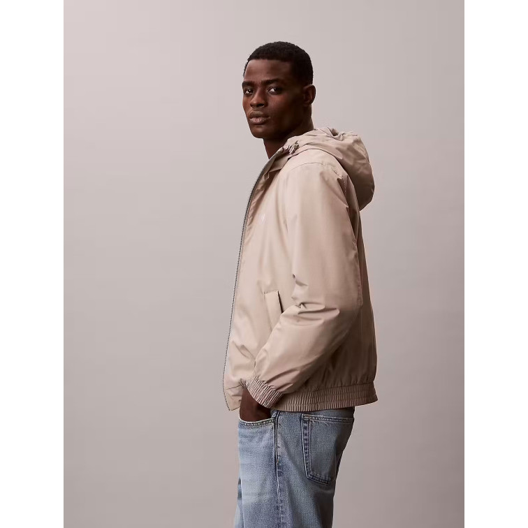 CAZADORA HOMBRE  CALVIN KLEIN M LS HOODED RIPSTOP HARRINGTON