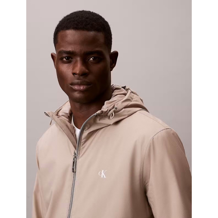 CAZADORA HOMBRE  CALVIN KLEIN M LS HOODED RIPSTOP HARRINGTON