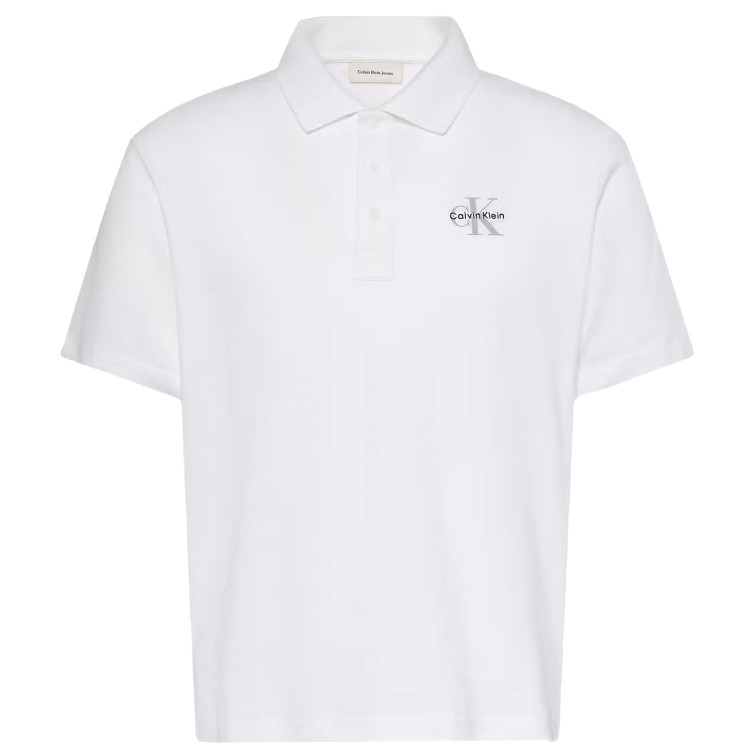 HOMBRE M SS EASY MONOLOGO CASUAL PIQU YAF