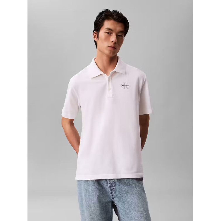 HOMBRE M SS EASY MONOLOGO CASUAL PIQU YAF