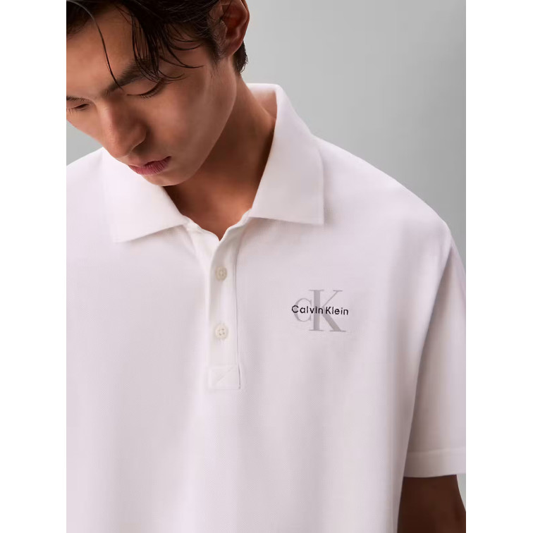 HOMBRE M SS EASY MONOLOGO CASUAL PIQU YAF