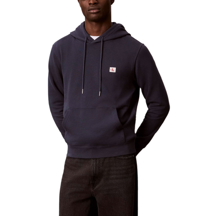 SUDADERA HOMBRE  CALVIN KLEIN M CL LS 350TERRY WVN LBL HOODI