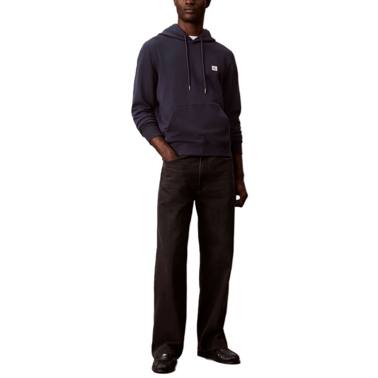 SUDADERA HOMBRE  CALVIN KLEIN M CL LS 350TERRY WVN LBL HOODI