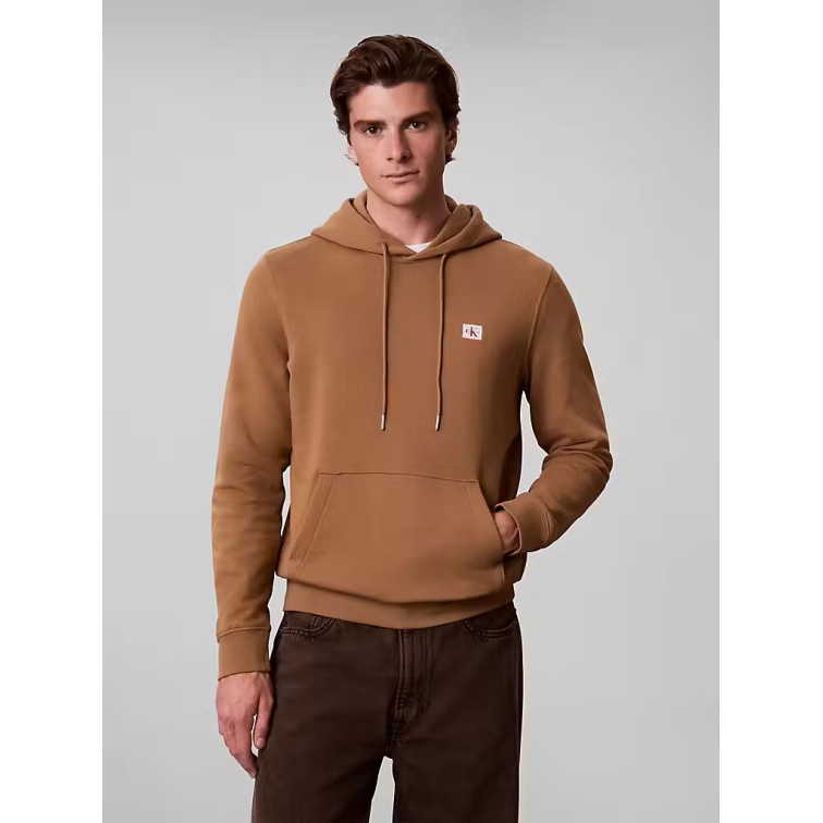 SUDADERA HOMBRE  CALVIN KLEIN M CL LS 350TERRY WVN LBL HOODI
