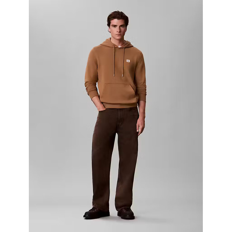 SUDADERA HOMBRE  CALVIN KLEIN M CL LS 350TERRY WVN LBL HOODI