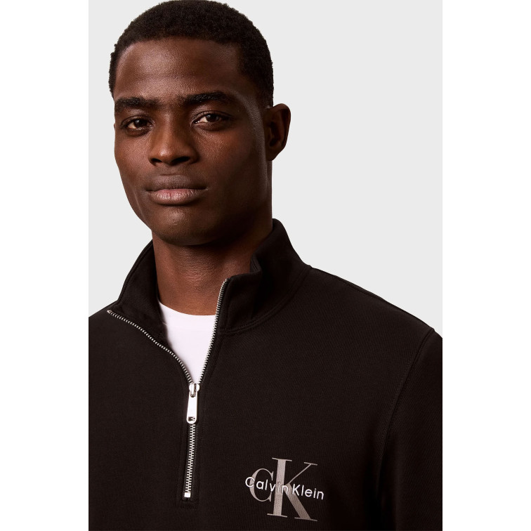 SUDADERA HOMBRE  CALVIN KLEIN M CL LS 350TERRY MCRO MNLG QTR