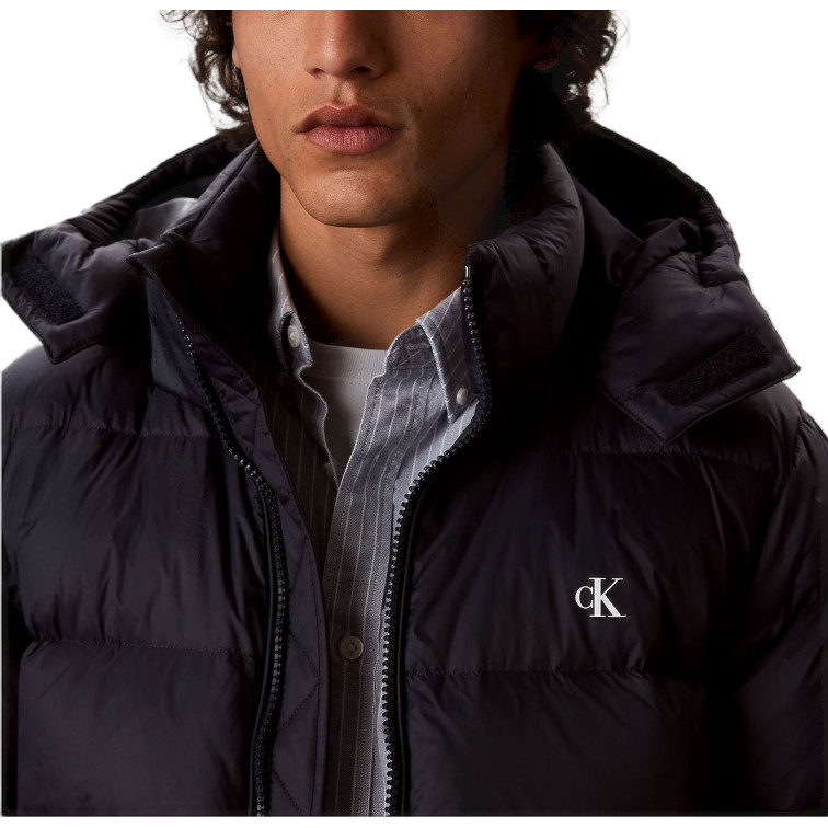 CAZADORA HOMBRE  CALVIN KLEIN LS NYLN ZP OFF HOD DOWN PUFR J
