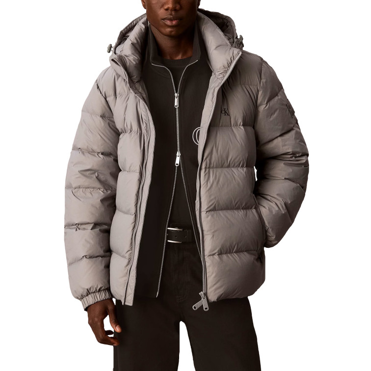 CAZADORA HOMBRE  CALVIN KLEIN M LS NYLN ZP OFF HOD DOWN PUFR