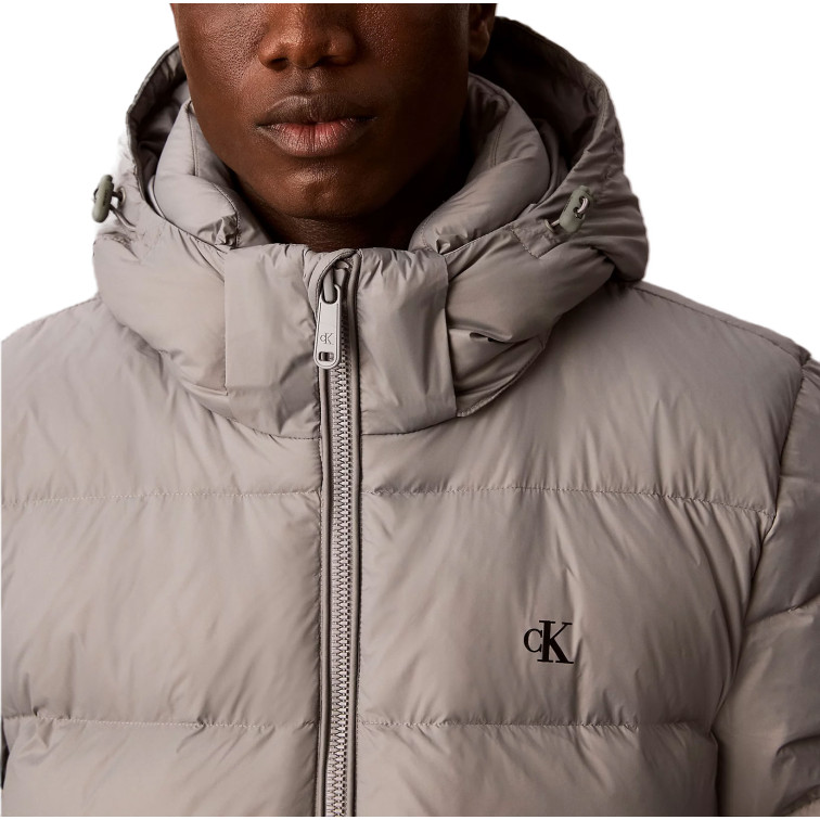 CAZADORA HOMBRE  CALVIN KLEIN M LS NYLN ZP OFF HOD DOWN PUFR