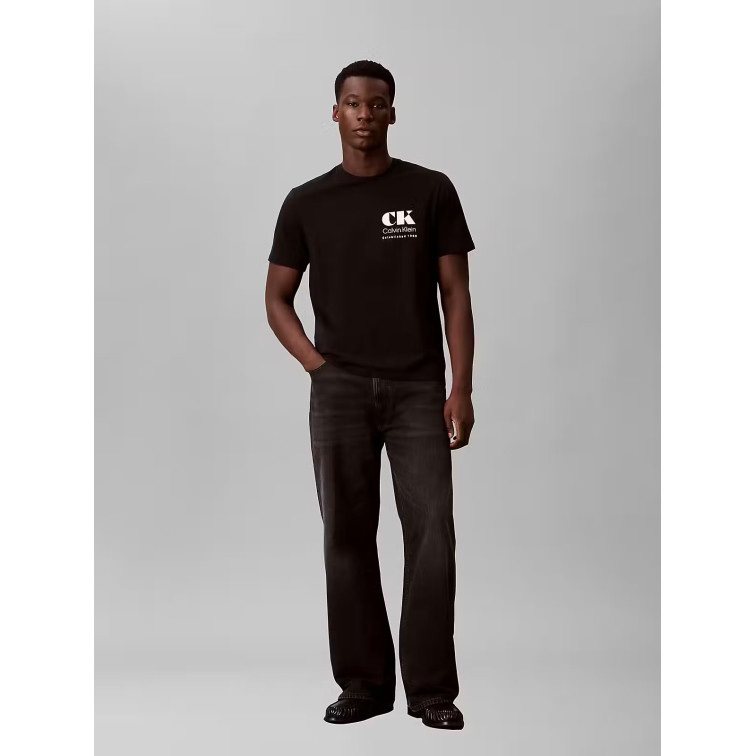 CAMISETA HOMBRE  CALVIN KLEIN M SS 30S EU CK RESORT GRAPHIC