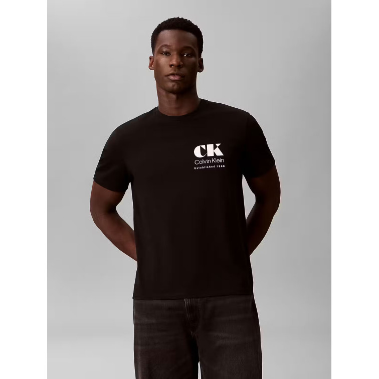 CAMISETA HOMBRE  CALVIN KLEIN M SS 30S EU CK RESORT GRAPHIC