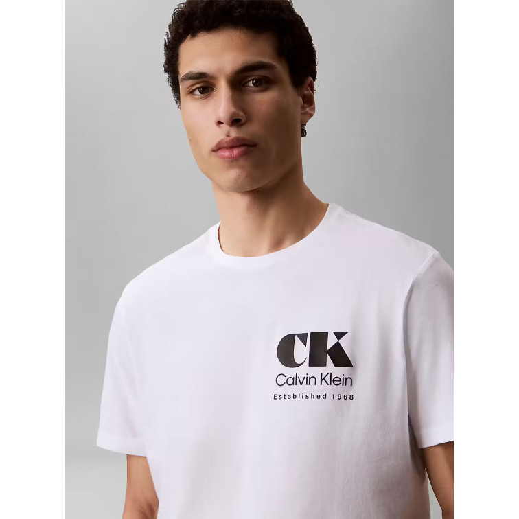 CAMISETA HOMBRE  CALVIN KLEIN M SS 30S EU CK RESORT GRAPHIC
